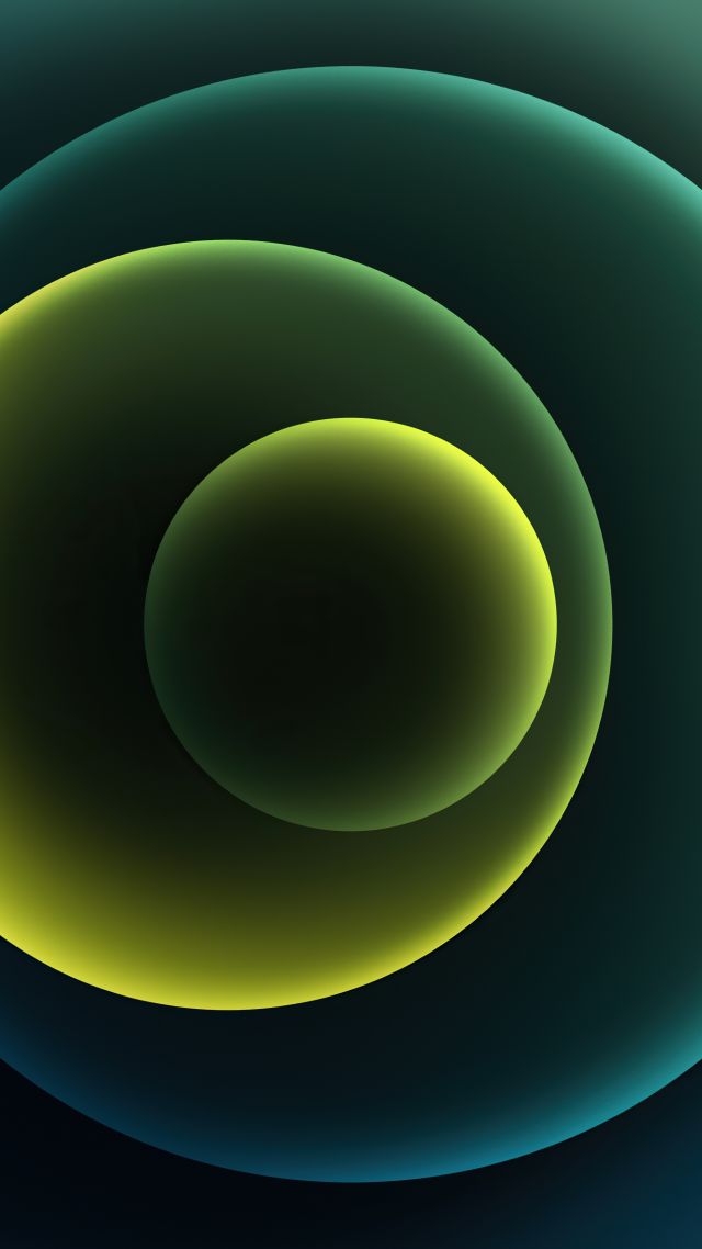 iPhone 12, green, abstract, Apple October 2020 Event, 4K (vertical)