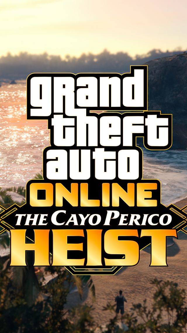GTA Online The Cayo Perico Heist, GTA Online, poster, 4K (vertical)