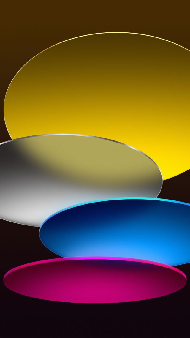 iPadOS 16, abstract, colorful (vertical)