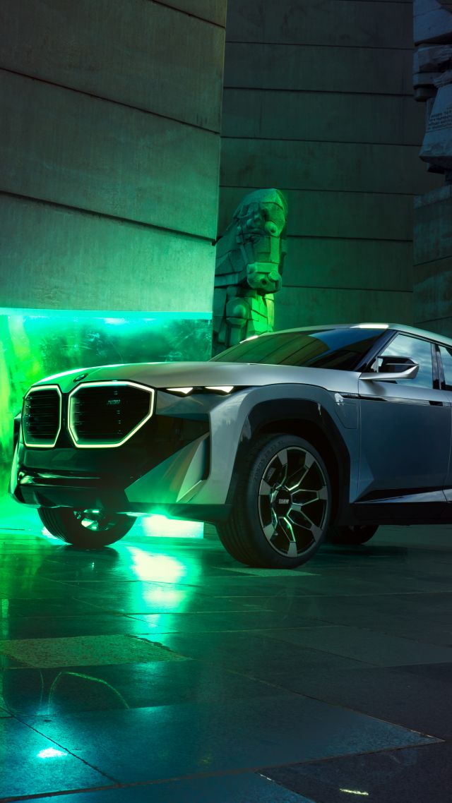 BMW XM, 2023 cars, SUV, electric cars, 8K (vertical)