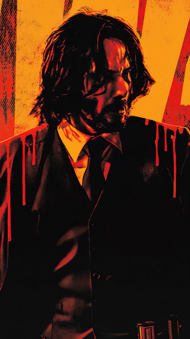 Джон Уик 4, John Wick: Chapter 4, poster, Keanu Reeves, 4K (vertical)