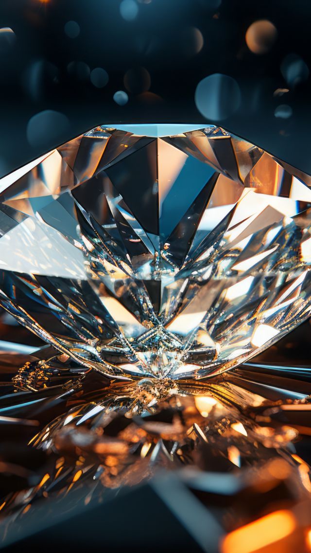 diamonds, glass (vertical)
