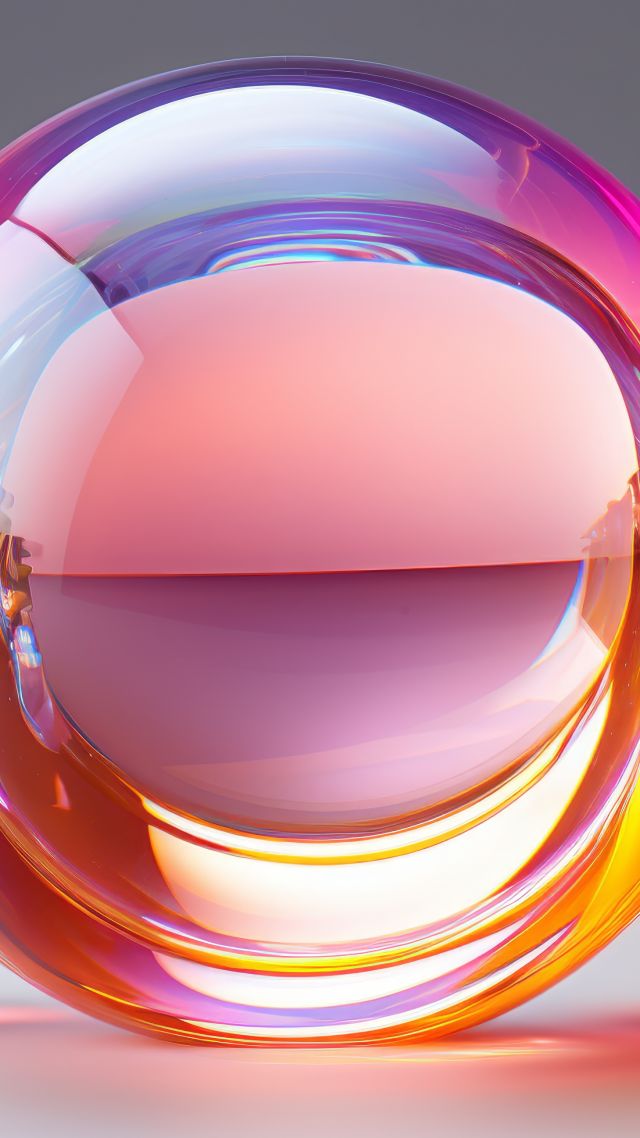 стекло, iPhone 15 pro, glass, colorful, iOS 17 (vertical)