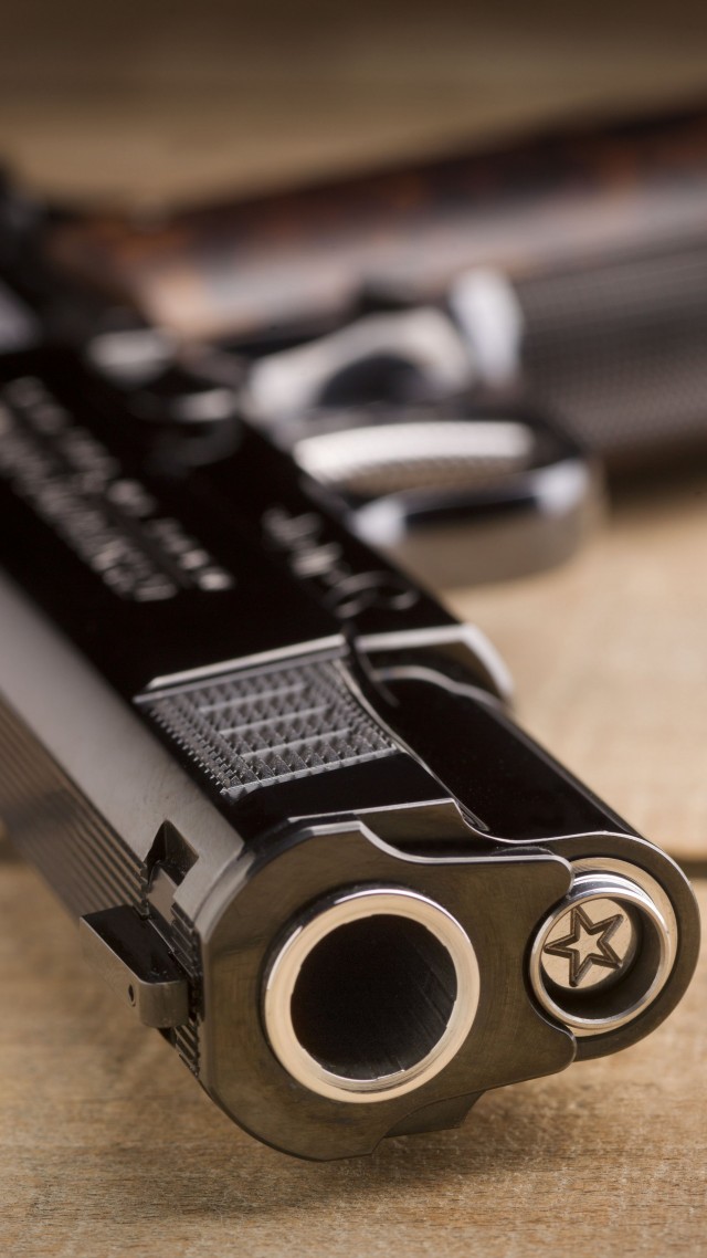 пистолет, Кабот, класс-люкс, Cabot 1911, pistol, 5K, black (vertical)