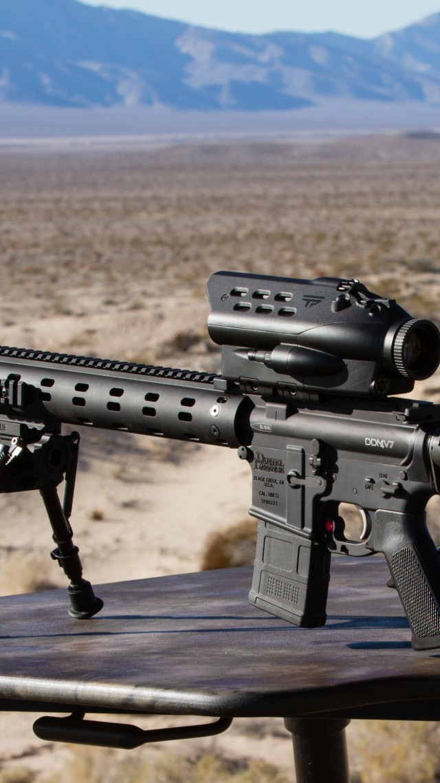 снайперская винтовка, самонаведение, TrackingPoint 338TP, Mile Maker, Precision-Guided Firearm, Linux, sniper rifle, scope (vertical)