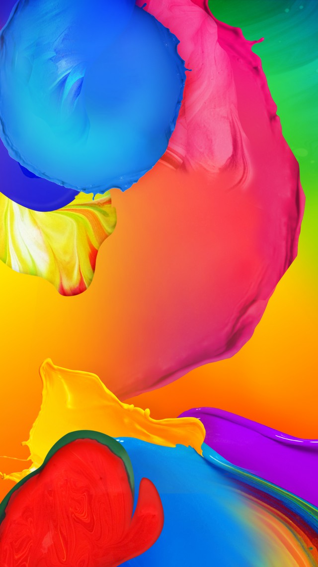 полигон, 4k, HD, цветной, андроид, фон, polygon, 4k, HD wallpaper, android, wallpaper, paint, background, orange, red, blue, pattern (vertical)