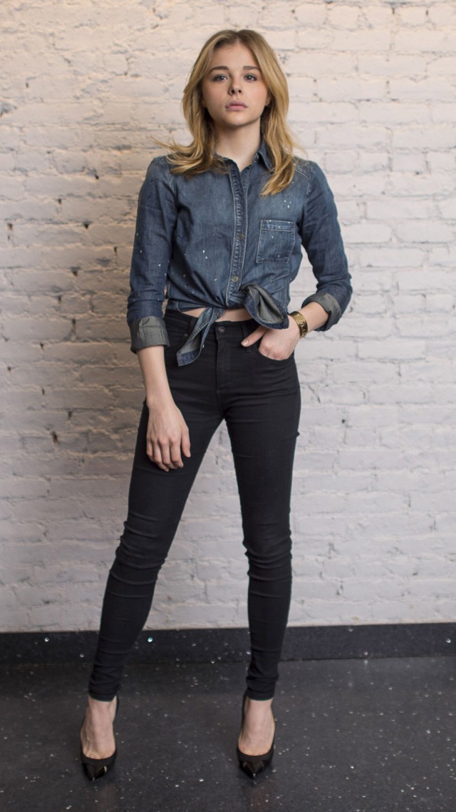 Хлоя Морец, актриса, блондинка, Chloe Moretz, actress, Most Popular Celebs in 2015, blonde, portrait (vertical)