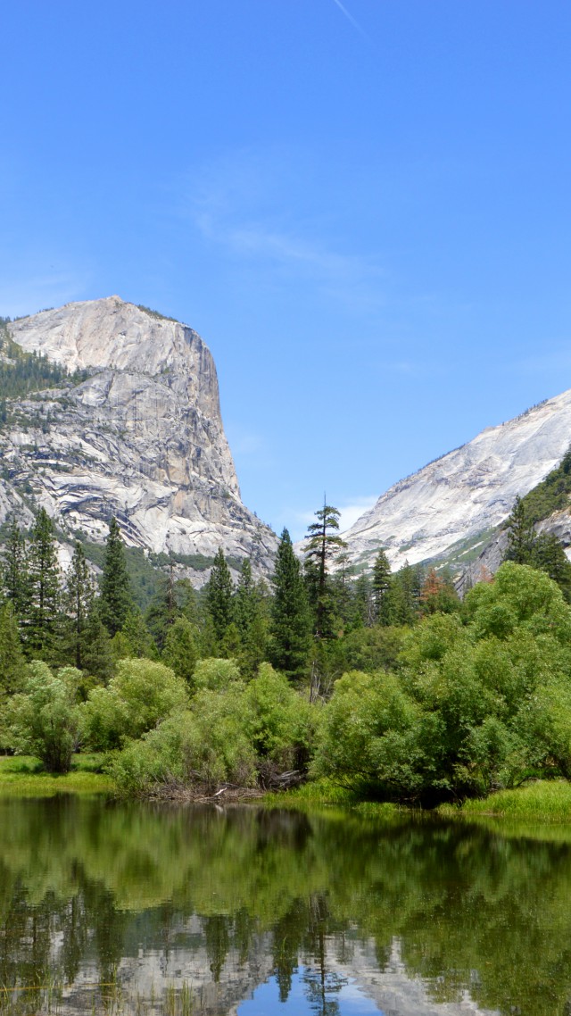 Обои Эпл, 5k, 4k, 8k, лес, горы, озеро, Yosemite, 5k, 4k wallpaper, 8k, forest, OSX, apple, mountains, lake (vertical)