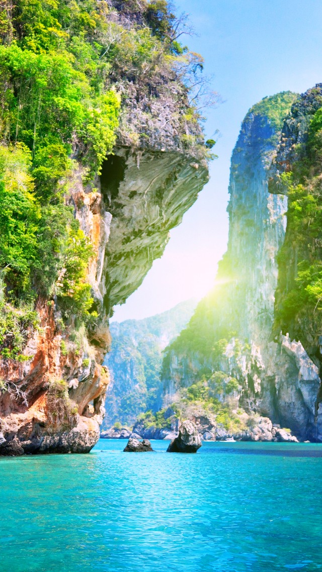 таиланд паттайя, 5k, 4k, 8k, пляж, океан, горы, Thailand, 5k, 4k wallpaper, 8k, Pattaya, beach, ocean, mountains, World's best diving sites (vertical)