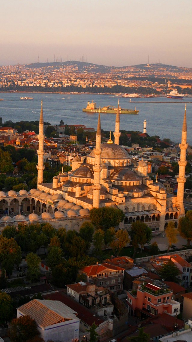 Голубая мечеть, Стамбул, Турция, Туризм, Путешествие, Blue Mosque, Istanbul, Turkey, Tourism, Travel (vertical)
