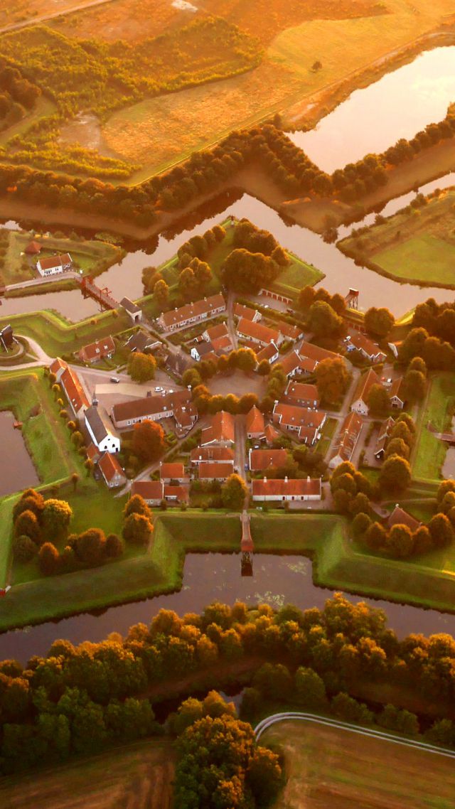Звездная крепость Буртанж, Нидерланды, Туризм, Путешествие, Bourtange, Nederland, Tourism, Travel (vertical)