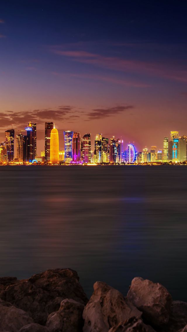 Катар, Азия, Туризм, Путешествие, Qatar, Asia, Tourism, Travel (vertical)