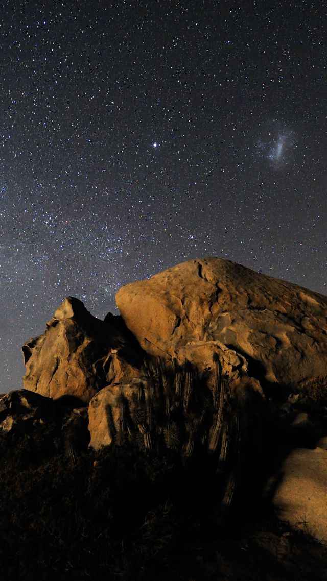 Атакама, 5k, 4k, пустыня, ночь, звезды, Atacama, 5k, 4k wallpaper, Desert, night, stars (vertical)