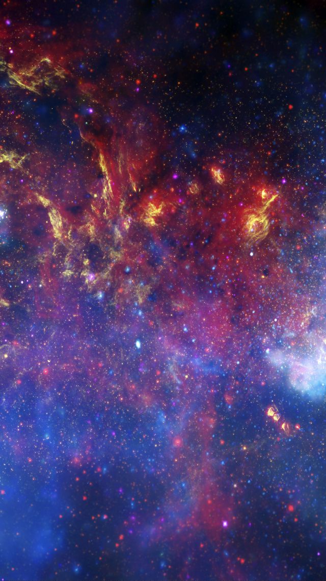 Туманность, космос, звезды, Андромеда, Nebula, space, stars, Andromeda (vertical)