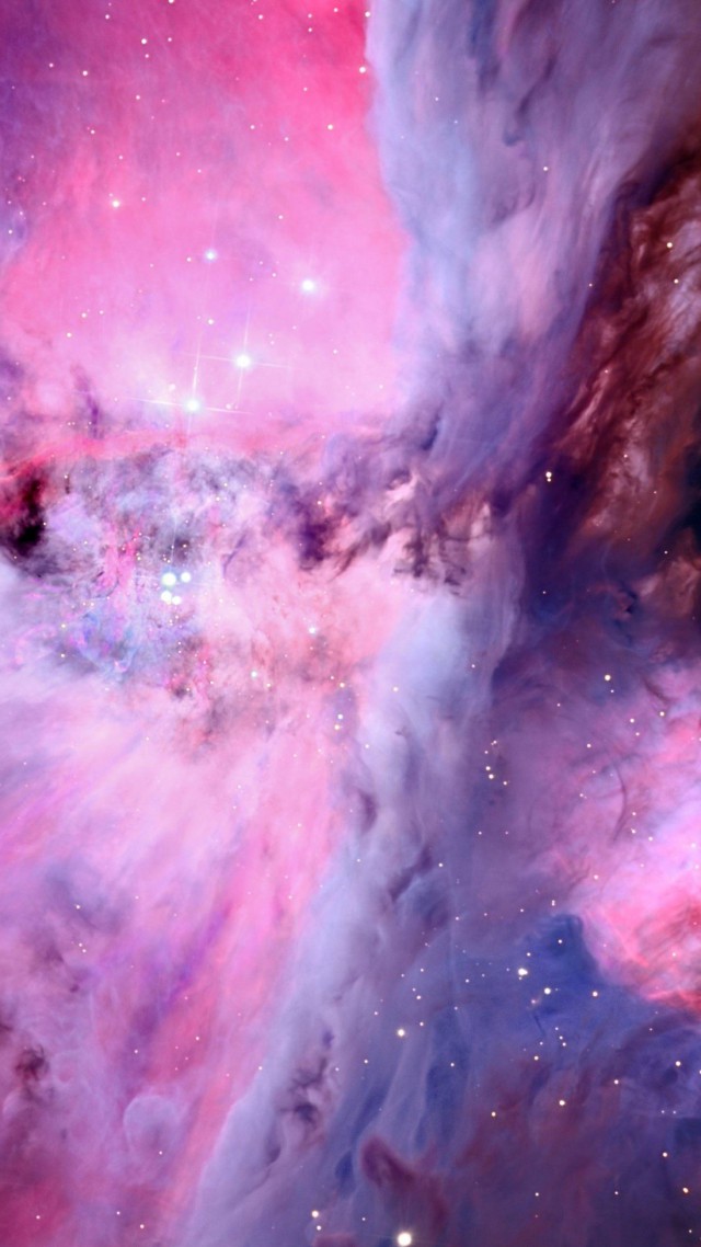 Туманность, звезды, космос, Nebula, stars, space (vertical)