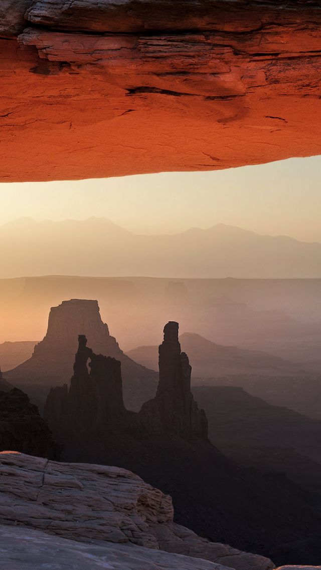 Меса Арк, 5k, 4k, штат Юта, США, горы, закат, Mesa Arch, 5k, 4k wallpaper, Utah, USA, mountains, sunset (vertical)