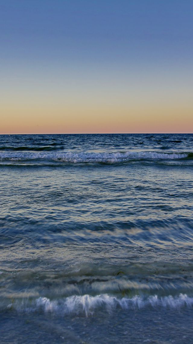 Балтийское море, 4k, 5k, 8k, Балтийское Море, закат, волны, Baltic Sea, 4k, 5k wallpaper, 8k, Ostsee, sunset, waves (vertical)