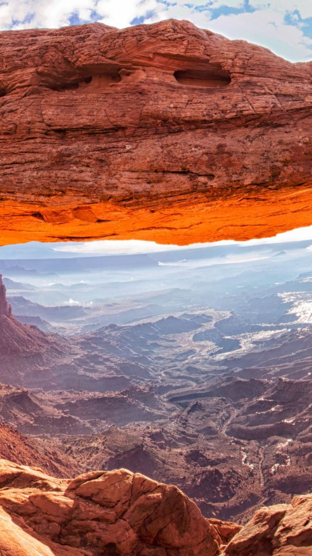 Меса Арка, 4k, 5k, штат Юта, США, туризм, путешествия, Mesa Arch, 4k, 5k wallpaper, canyon lands, Utah, USA, tourism, travel (vertical)