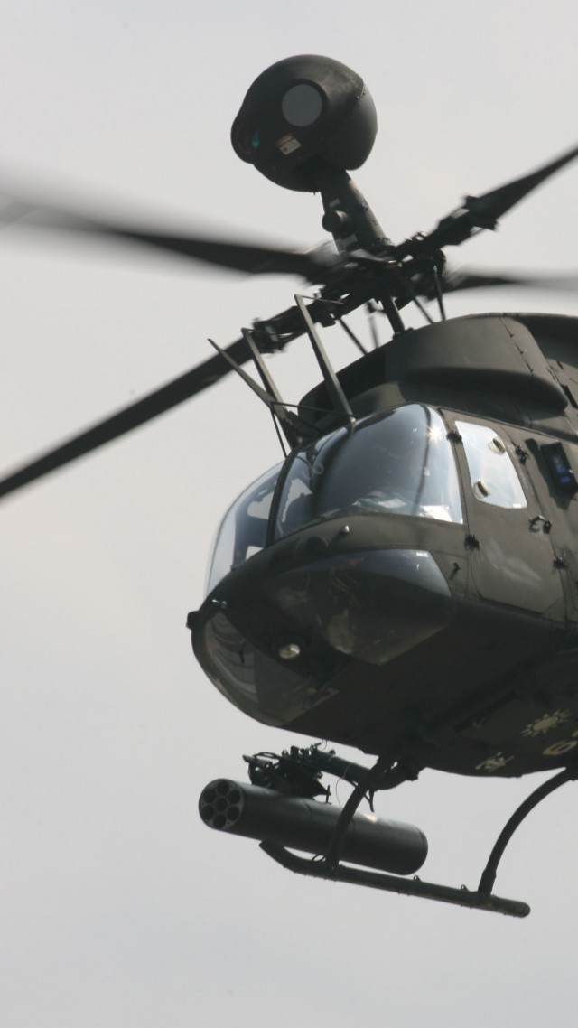 OH-58 Кайова, вертолет, Армия США, OH-58 Kiowa, helicopter, US Army, U.S. Air Force (vertical)