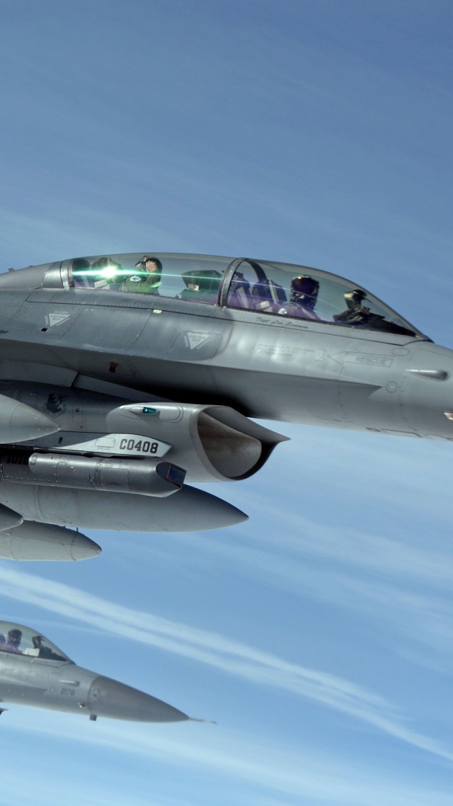 Эф-16, Файтинг Фалкон, истребитель, Армия США, Дженерал Дайнэмикс, F-16, Fighting Falcon, US Army, U.S. Air Force, General Dynamics (vertical)