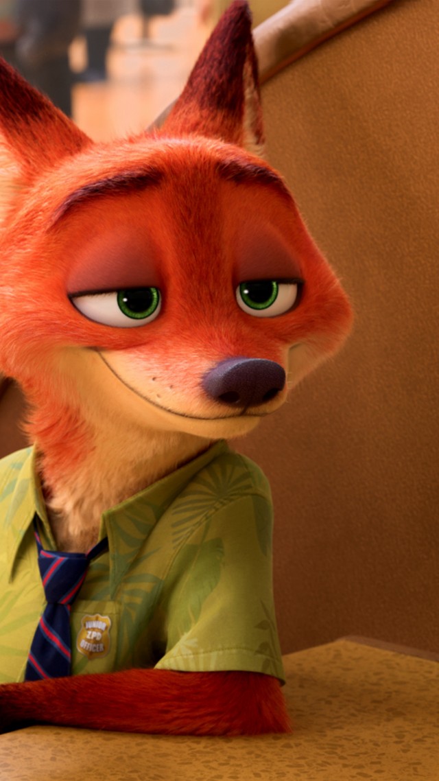 Зверополис, Мистер Фокс, Лис, Zootopia, fox, Best Animation Movies of 2016, cartoon (vertical)