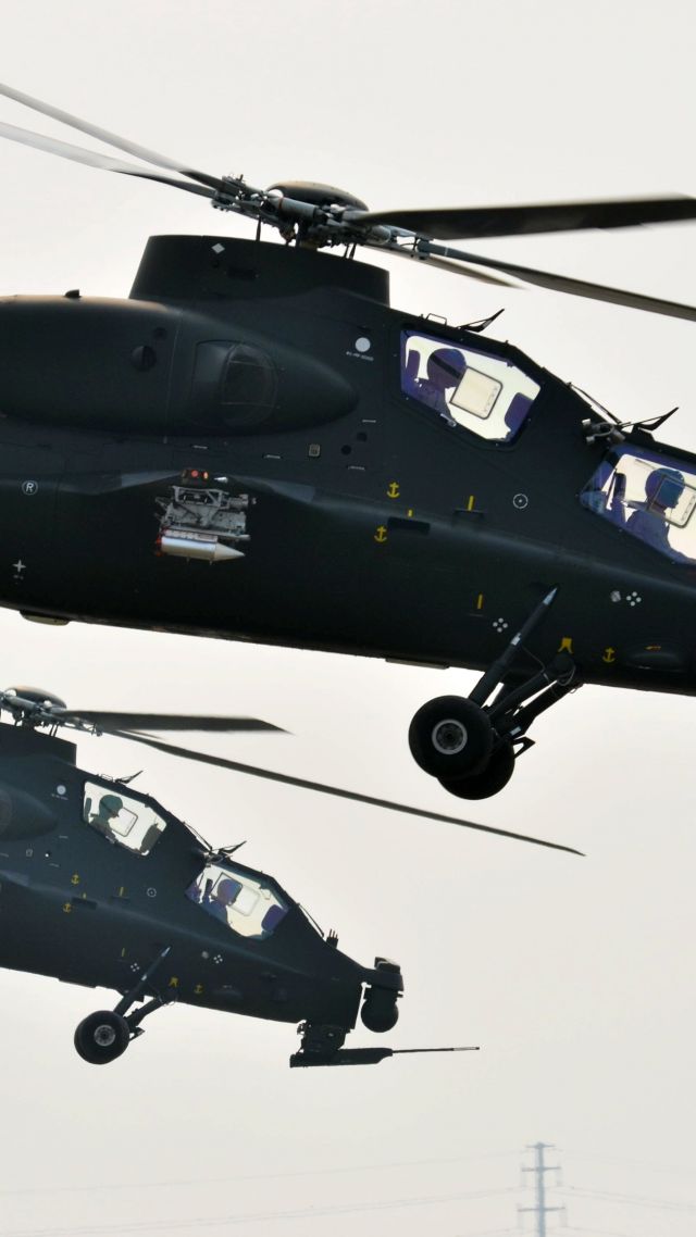 Цаиц З-10, , ударный вертолет, ВВС Китая, CAIC Z-10, attack helicopter, China Air Force (vertical)