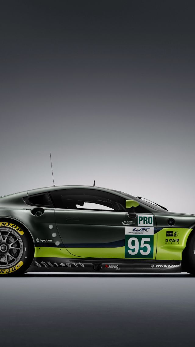 Астон мартин В8, ГТЕ, гоночные автомобили, Aston Martin V8 Vantage GTE, racing cars (vertical)