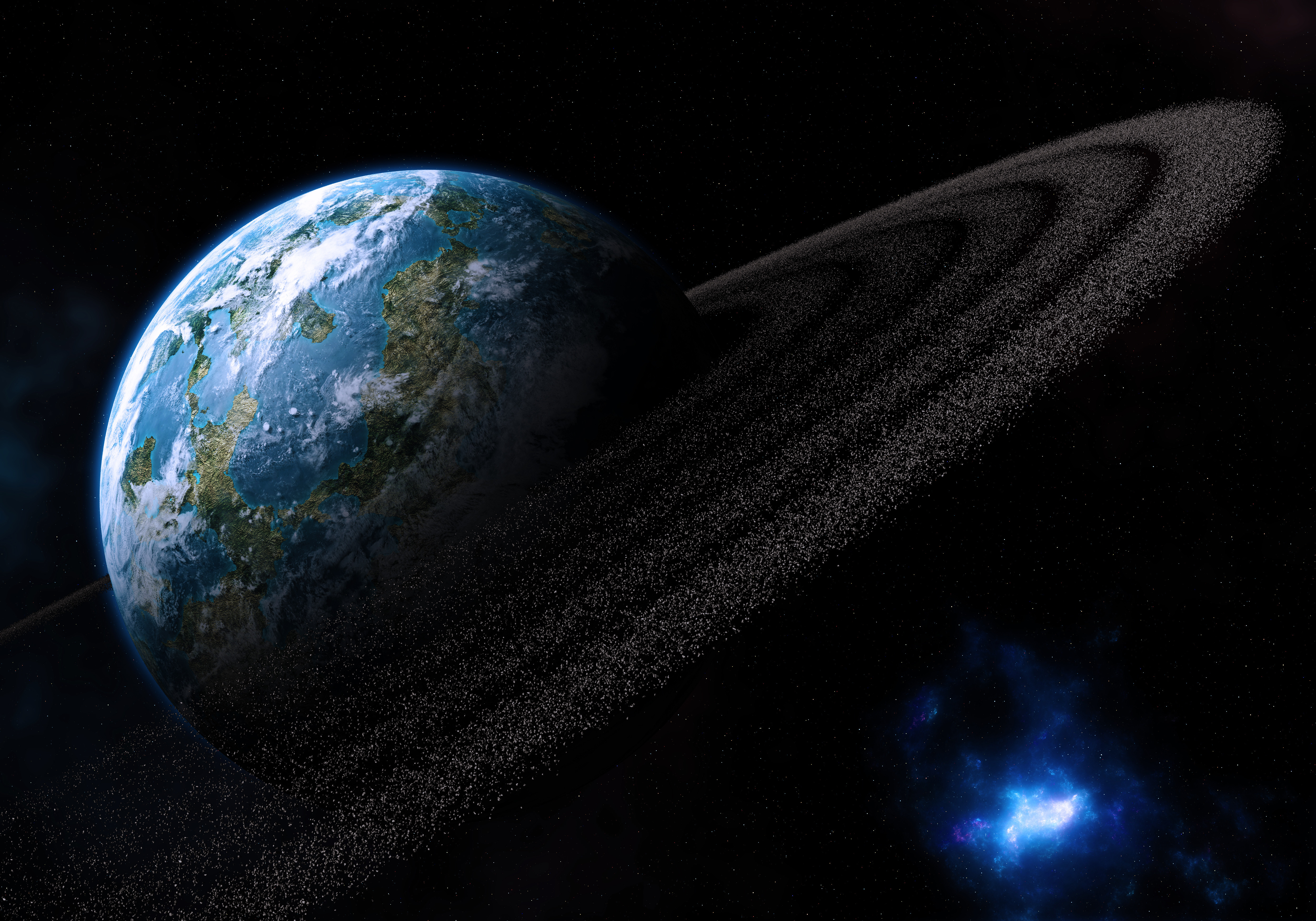 Обои Земли комета картинки на рабочий стол на тему Космос - скачать скачать