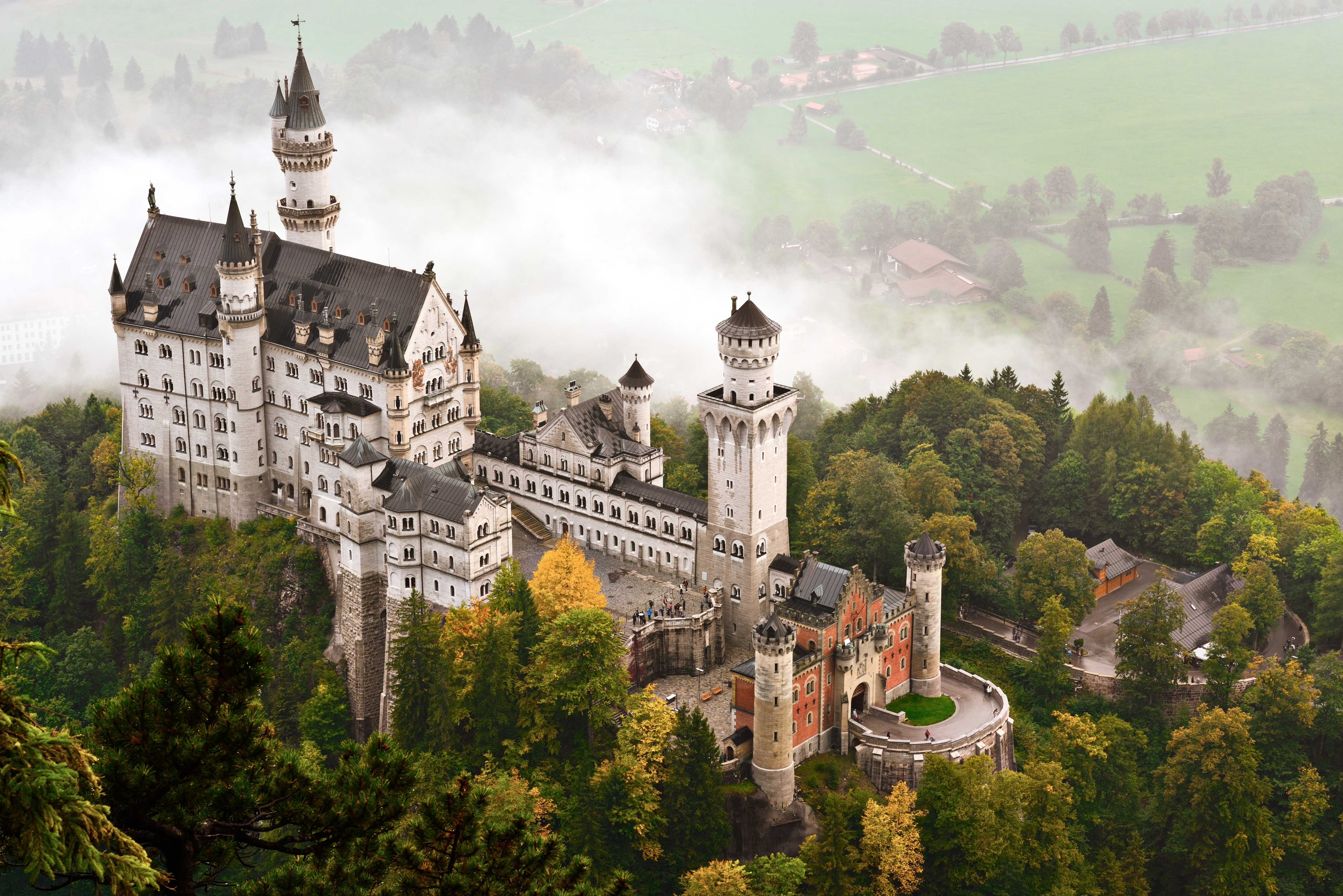 Замок архитектура Германия бесплатно